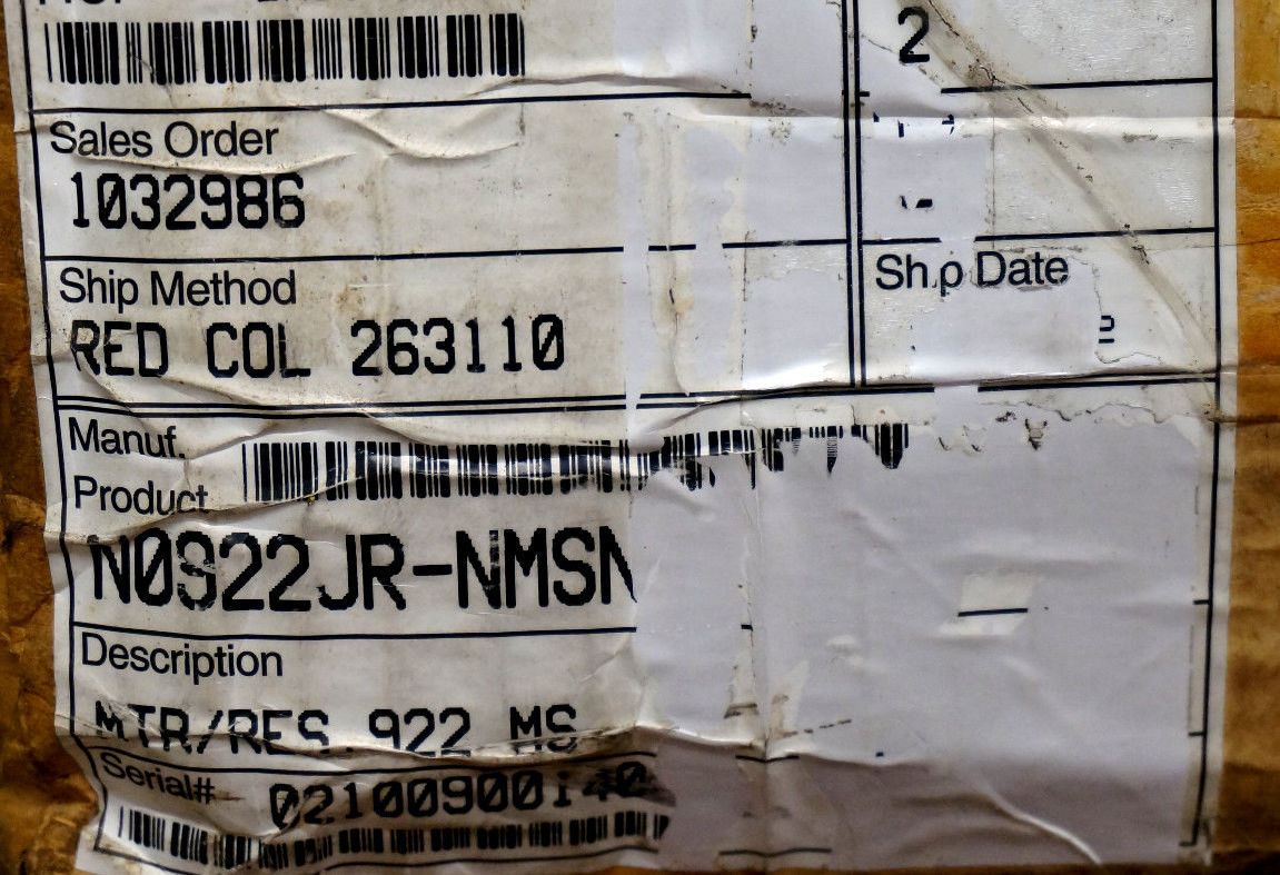 NEW PARKER N0922JR-NMSN BRUSHLESS SERVO MOTOR N0922JRNMSN, 021009140 - Image 7