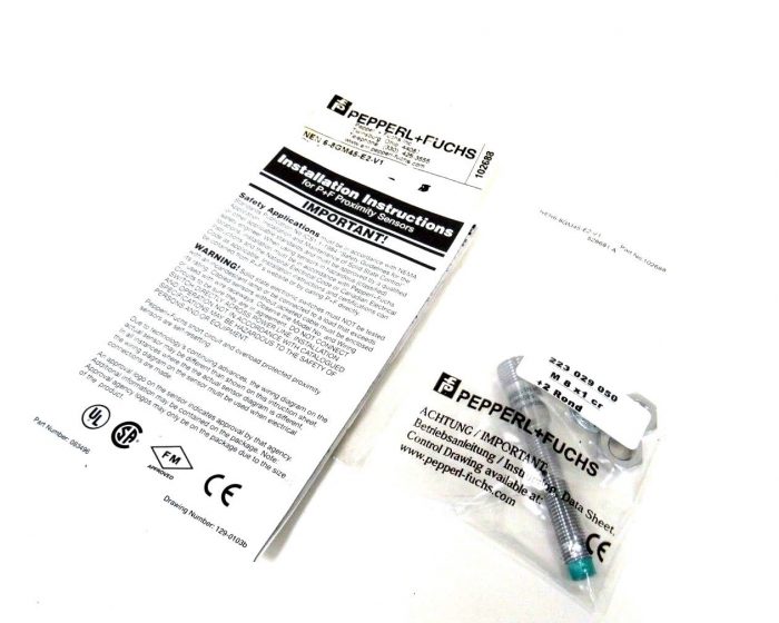 NEW PEPPERL+FUCHS NEN-6-8GM45-E2-V1 PROXIMITY SENSOR NEN68GM45E2V1