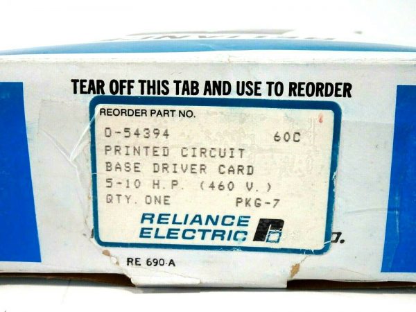 NEW RELIANCE ELECTRIC 0-54394 BASE DRIVER CARD 054394 - Image 4