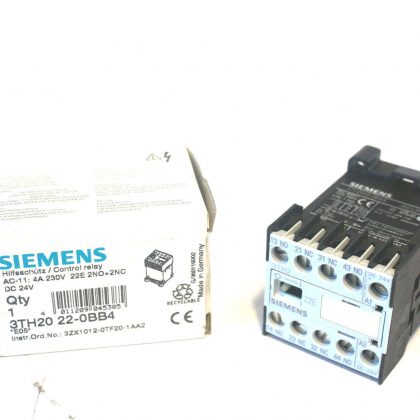 NEW SIEMENS 3TH20-22-0BB4 CONTROL RELAY  3TH20220BB4