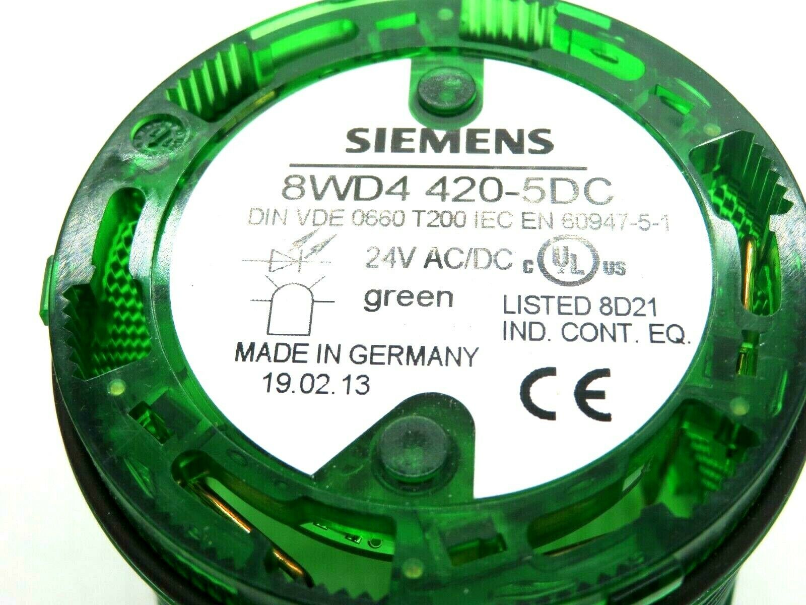 NEW SIEMENS 8WD4-420-5DC ROTATING LIGHT ELEMENT 8WD44205DC - Image 3