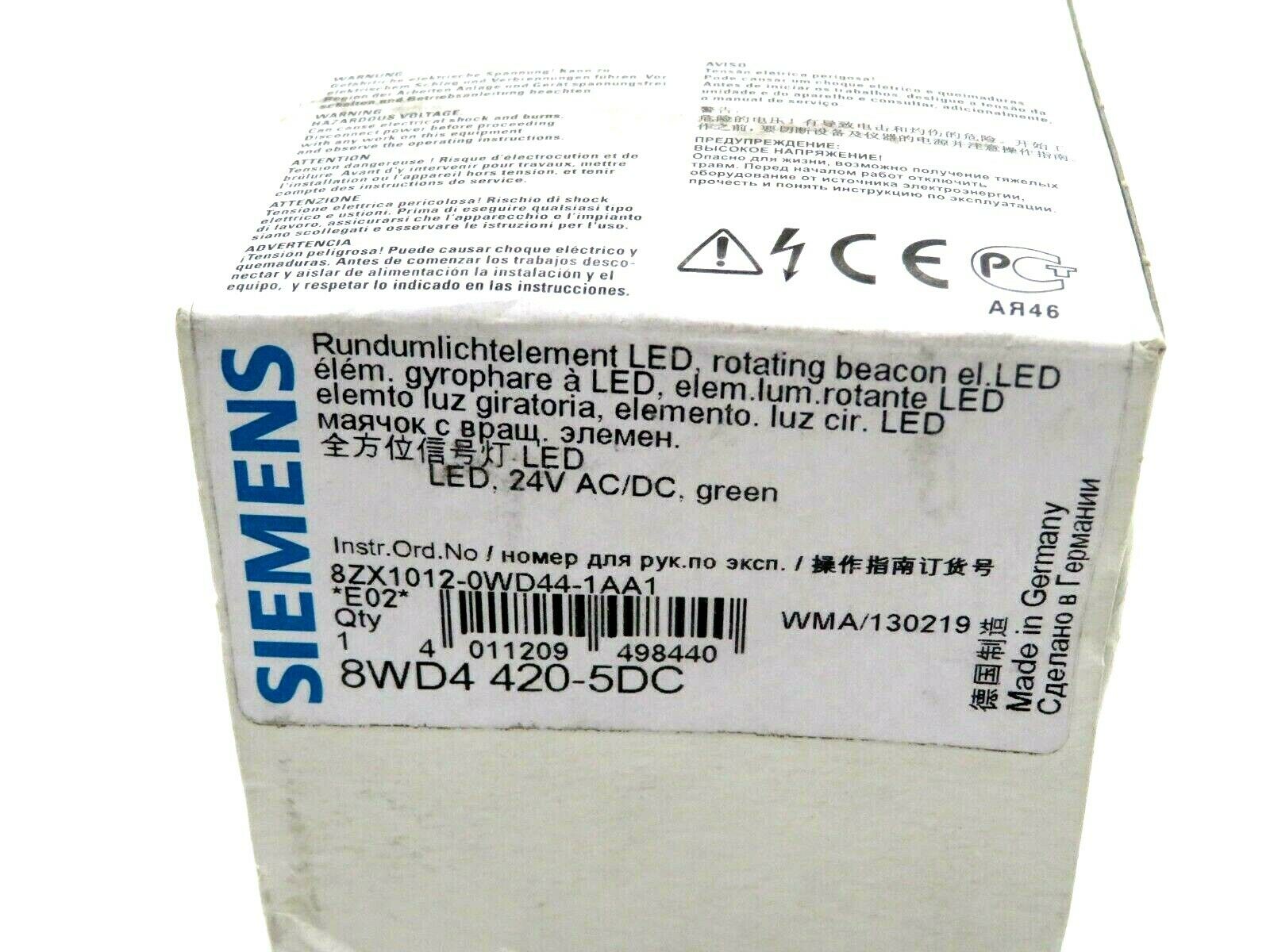 NEW SIEMENS 8WD4-420-5DC ROTATING LIGHT ELEMENT 8WD44205DC - Image 5