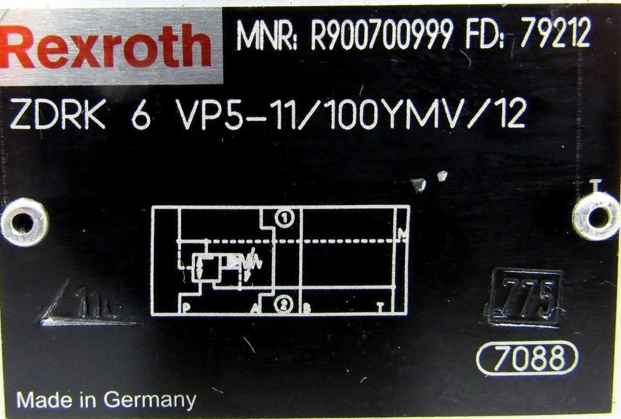 Rexroth ZDRK 6 VP5-11/100YMV Druckreduzierungsventil 
