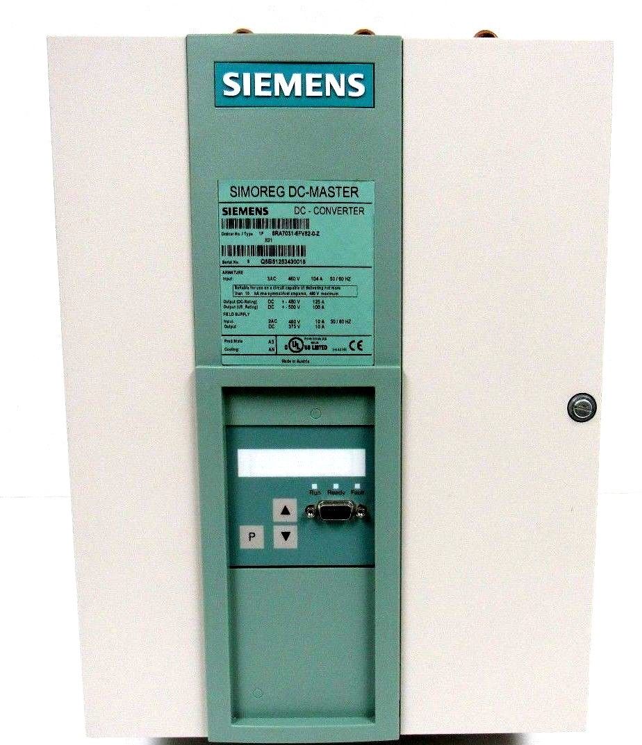 USED SIEMENS 6RA7031-6FV62-0-Z DC CONVERTER 6RA70316FV620Z - SB