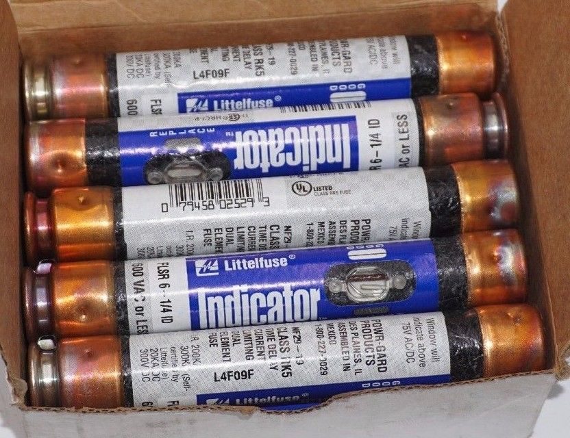 10 NEW LITTELFUSE FLSR 6-1/4 ID TIME-DELAY FUSES FLSR61/4ID - Image 3