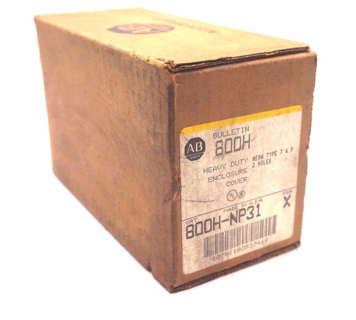 NEW ALLEN BRADLEY 800H-NP31 ENCLOSURE COVER SER.X 800HNP31