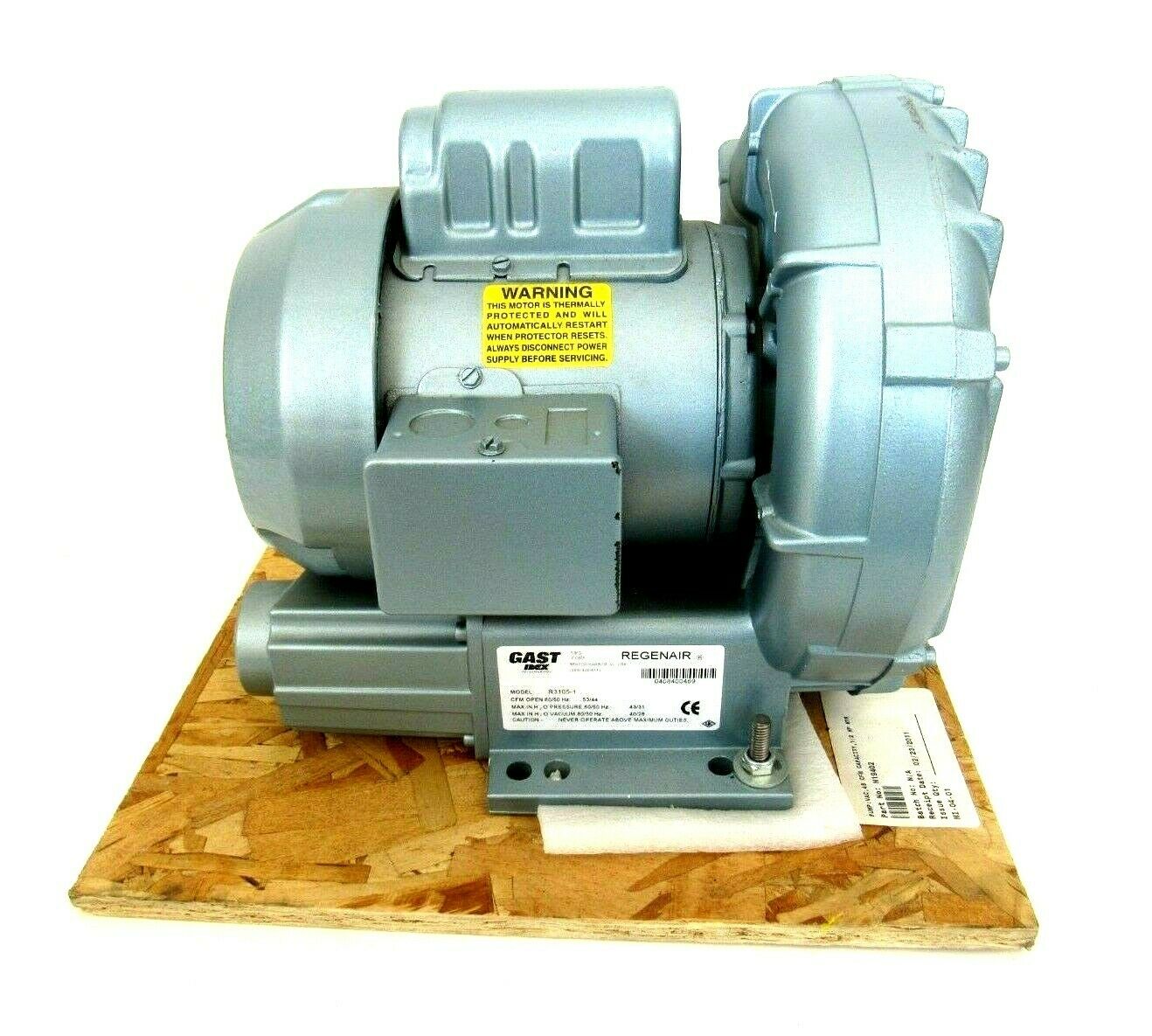 NEW GAST R31051 REGENERATIVE BLOWER R31051 M19402 SB Industrial