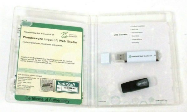 NEW INDUSOFT WEB STUDIO 8.1 IND-16520-NT OPERATOR WORKSTATION PLUS IWS LICENSE - Image 4