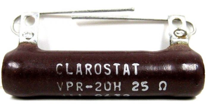 NEW LOT OF 2 CLAROSTAT VPR-20H-25 RESISTOR VPR20H25 - Image 3
