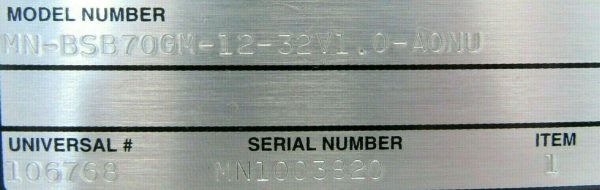 NEW UNIVERSAL FLOW MONITORS MN-BSB70GM-12-32V1.0-A0NU FLOW METER 106768 - Image 5