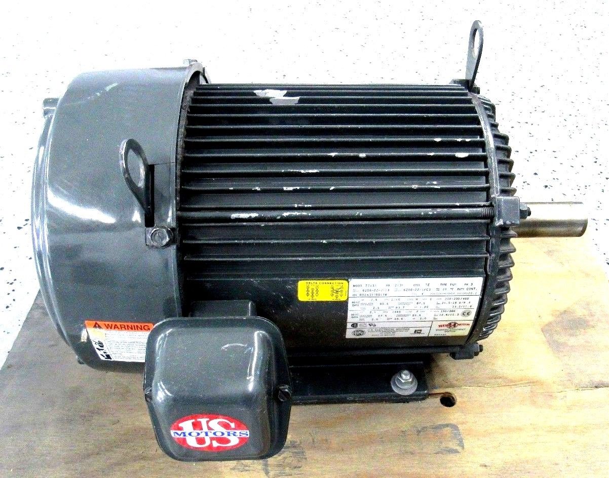 NEW US ELECTRICAL MOTORS T763A MOTOR 7.5 HP 1760 RPM T763 A357R017 B02A357R017M SB Industrial