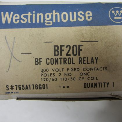 NEW WESTINGHOUSE  BF20F RELAY