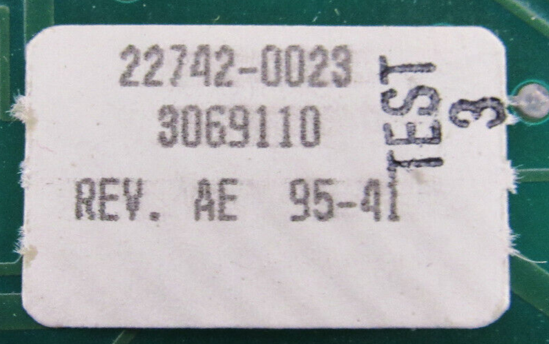 USED WEIGH-TRONIX 22742-0023 CIRCUIT BOARD 227420023 - Image 4