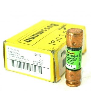 10 NEW BUSSMANN FUSETRON FRN-R-4 FUSES FRNR4