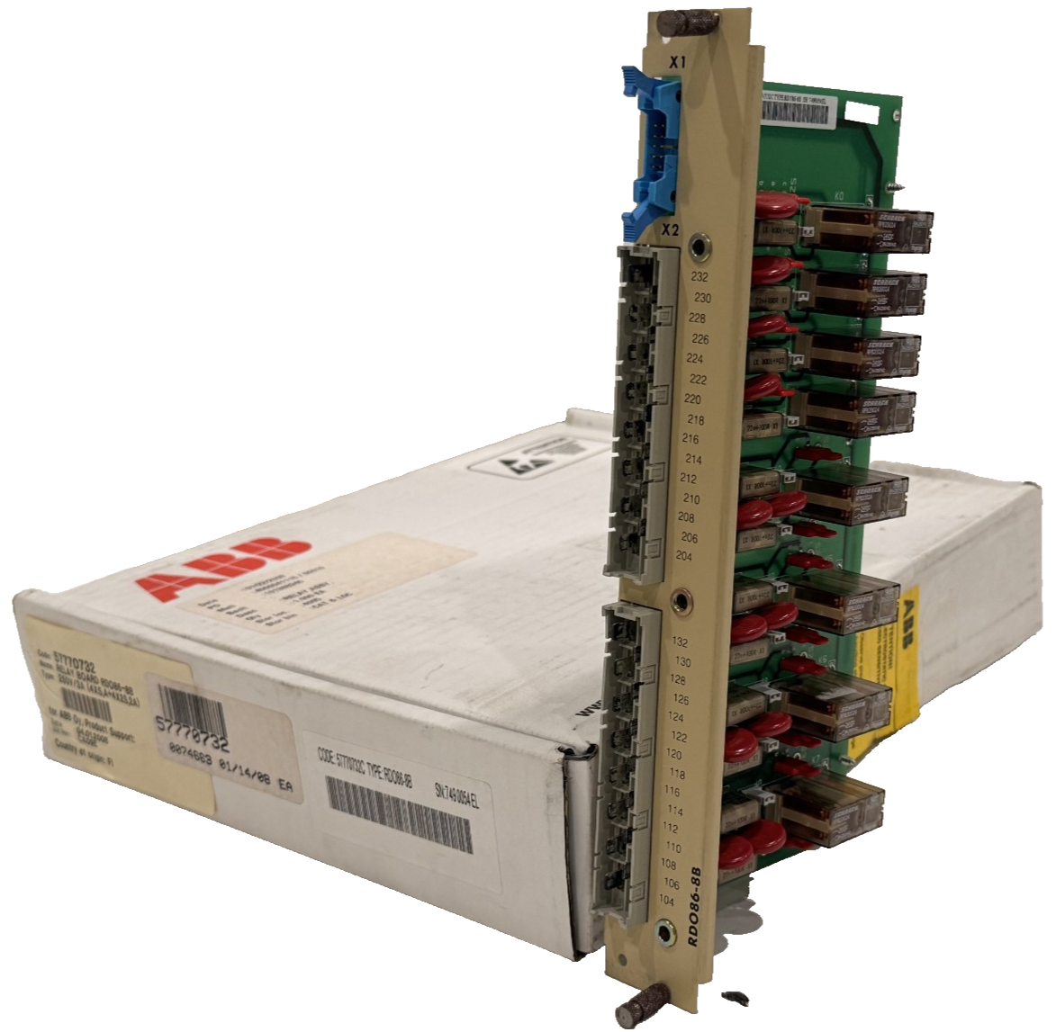 NEW ABB RDO86-8B DRC PLC RELAY BOARD RDO868B