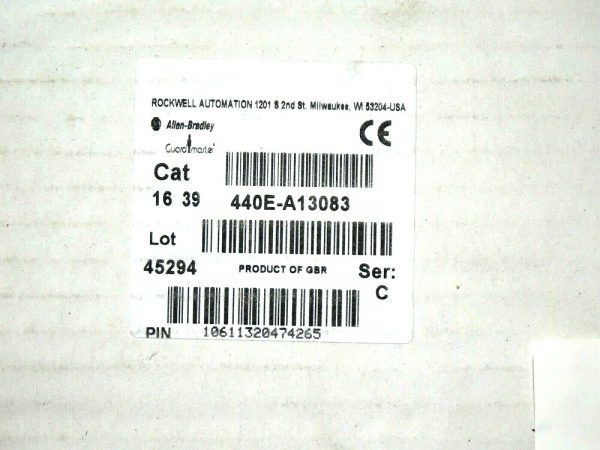 NEW ALLEN BRADLEY 440E-A13083 LIFELINE ROPE TENSIONER SER.C 440EA13083 - Image 3