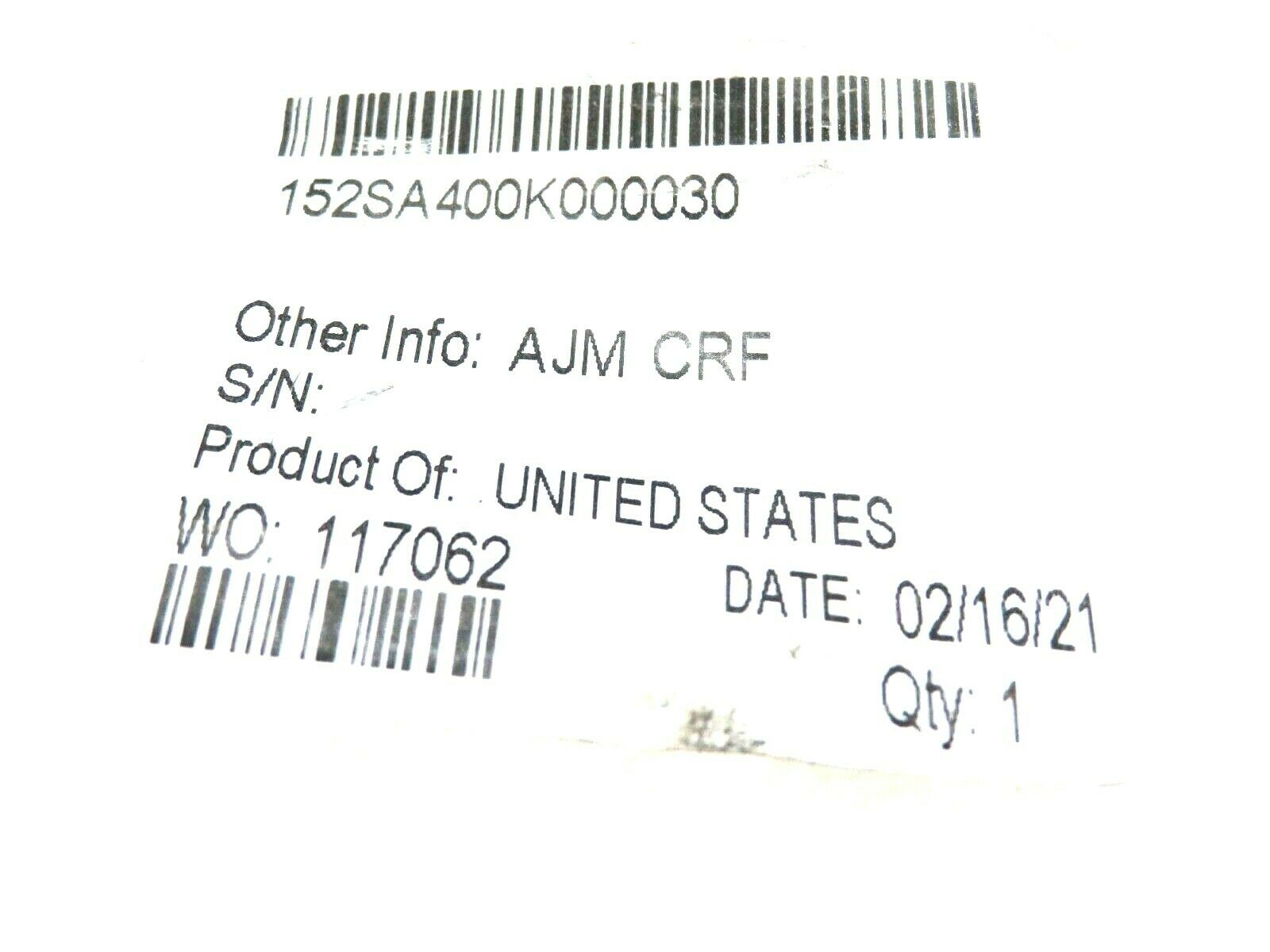 NEW ASCO NUMATICS 152SA400K000030 SOLENOID VALVE - Image 6