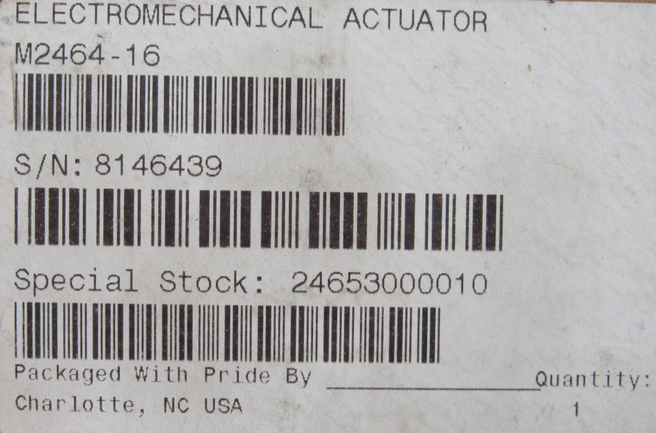 NEW DUFF NORTON M2464-16 MODULAR ACTUATOR 16" STROKE MCA4D00A016X - Image 5
