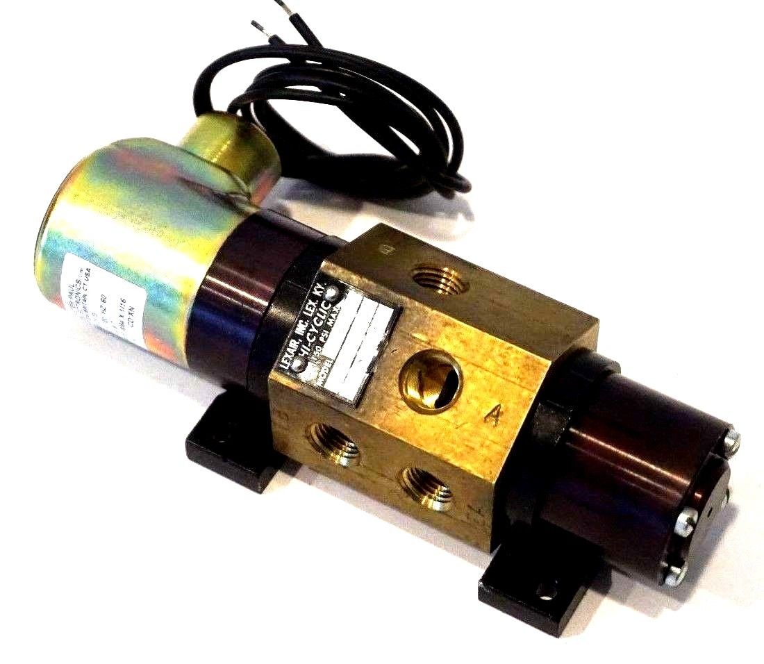 NEW LEXAIR INC. BVP1 HI CYLIC VALVE 1/4" 120V, 60HZ