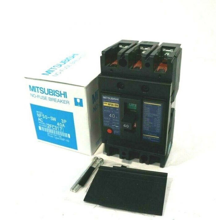 NEW MITSUBISHI NF50-SW-3P-40A CIRCUIT BREAKER NF50-SW NF50SW3P40A