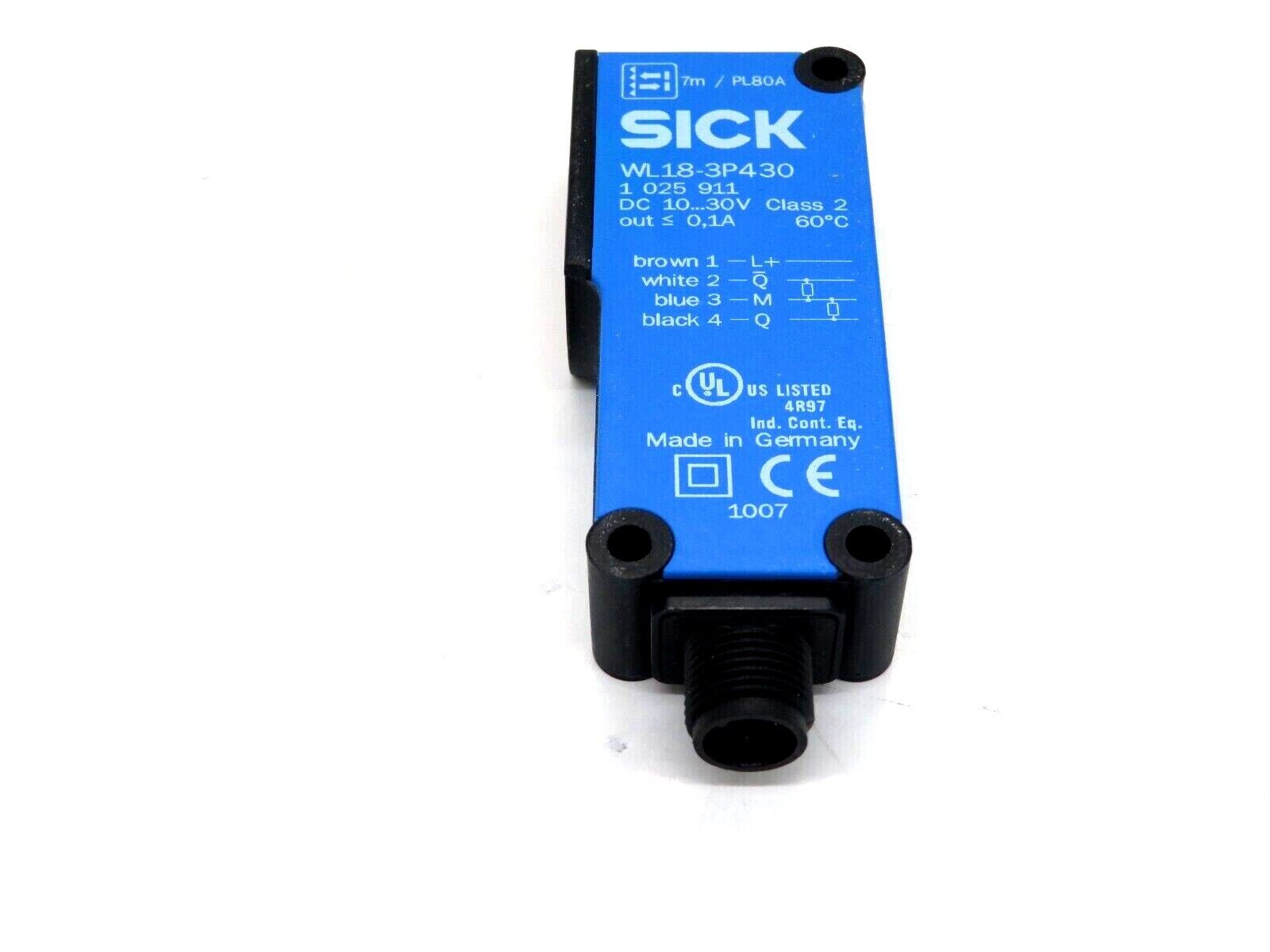 NEW SICK WL18-3P430 PHOTOELECTRIC SENSOR WL183P430 - Image 3