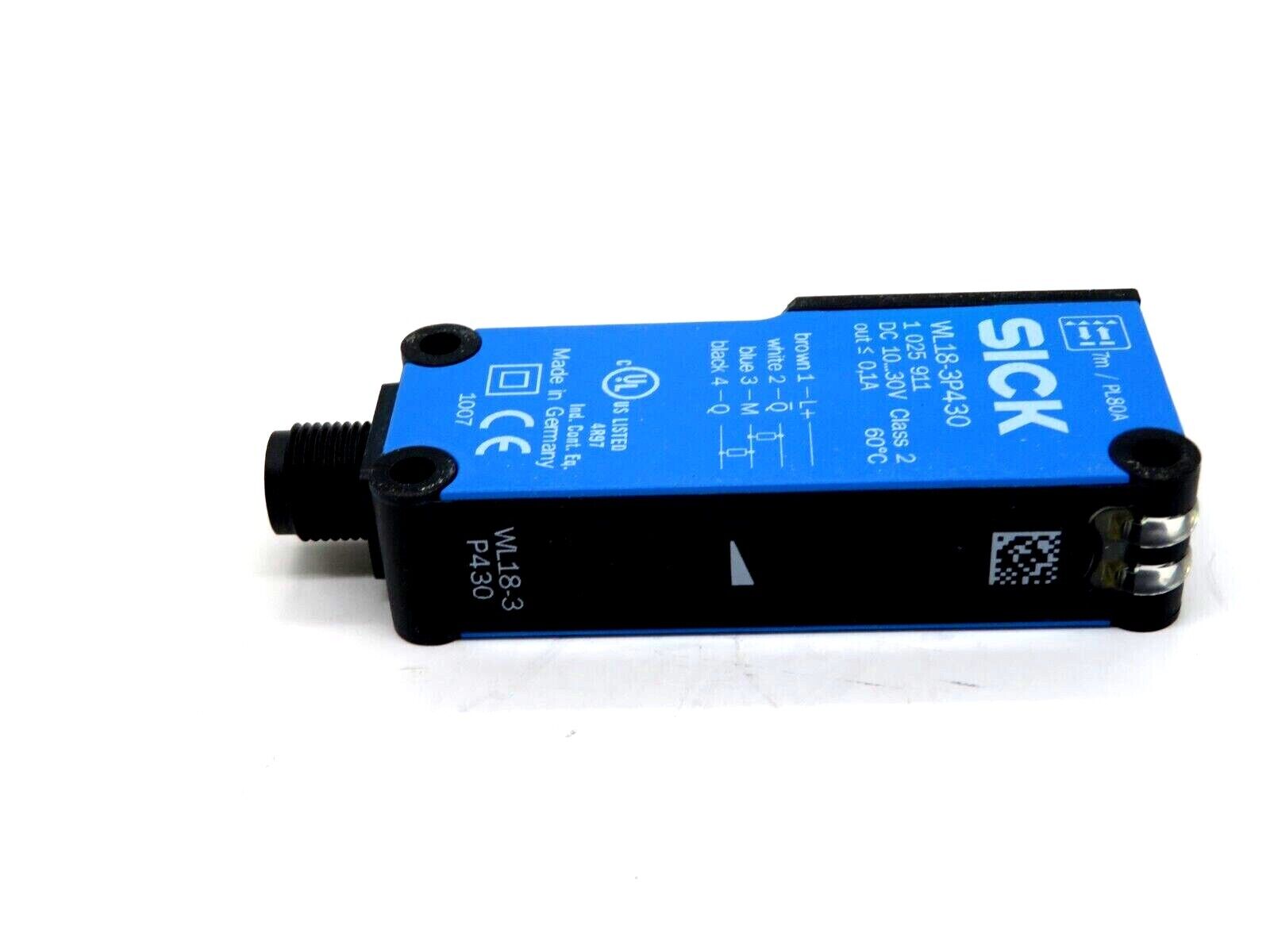 NEW SICK WL18-3P430 PHOTOELECTRIC SENSOR WL183P430 - Image 5