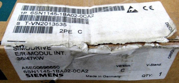 NEW SIEMENS 6SN1145-1BA02-0CA2 SIMODRIVE 6SN11451BA020CA2 36/47KW - Image 6