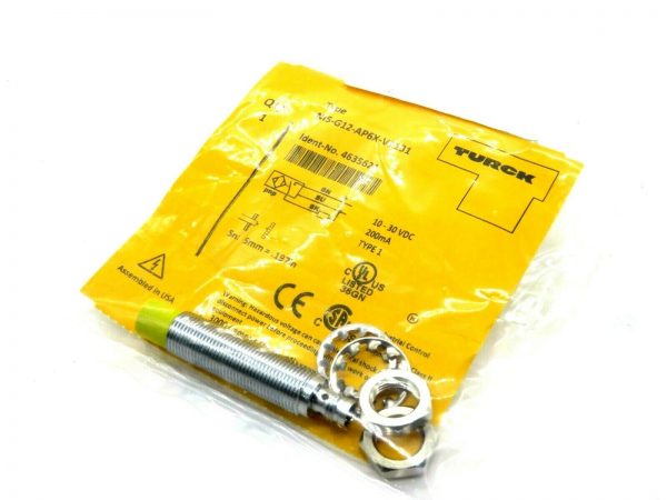 NEW TURCK NI5-G12-AP6X-V1131 INDUCTIVE SENSOR 4635621 NI5G12AP6XV1131
