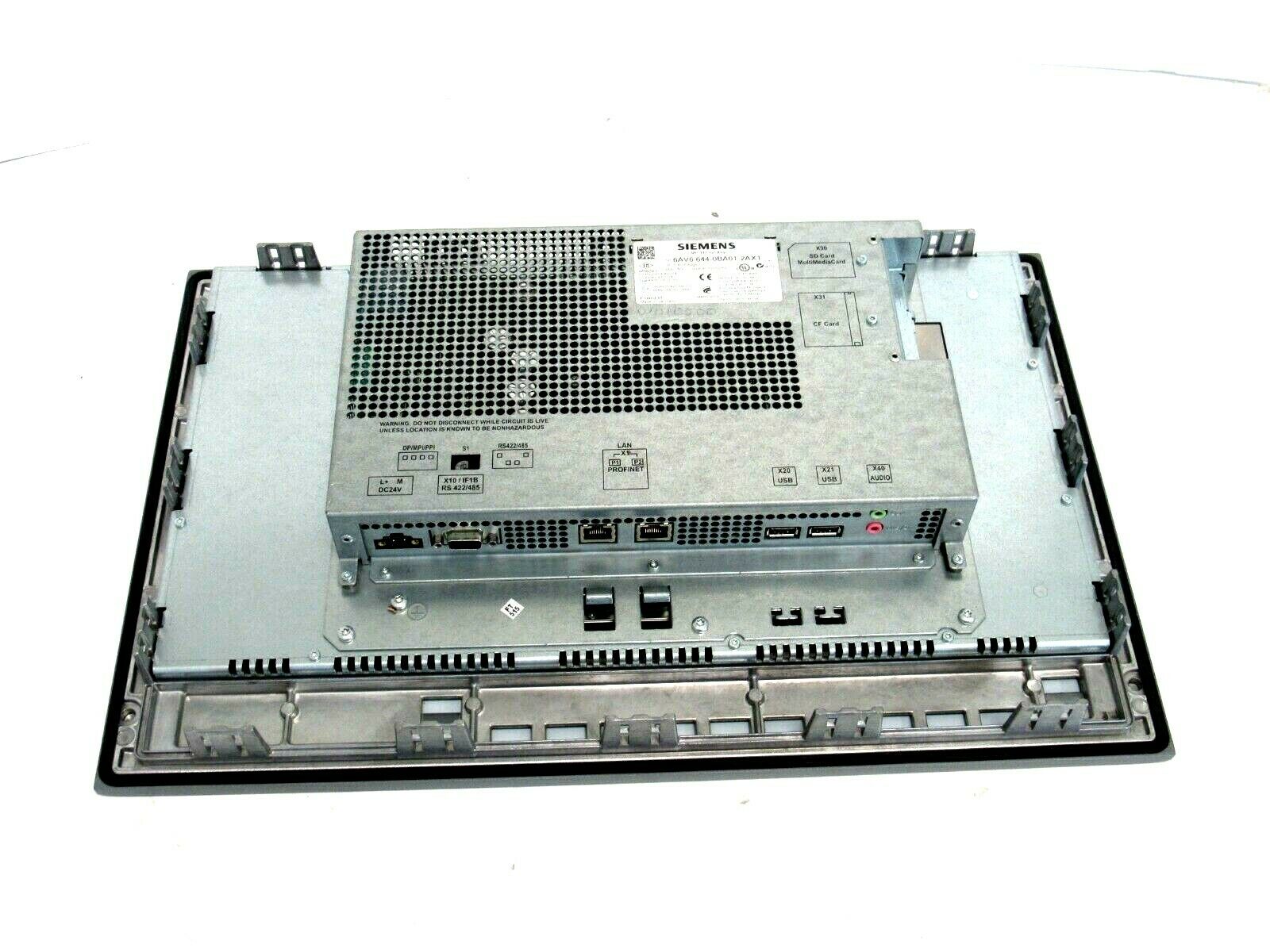 USED SIEMENS 6AV6 644-0BA01-2AX1 OPERATOR INTERFACE MP 377 12" 6AV66440BA012AX1 - Image 4