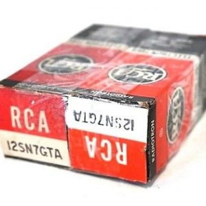 2 NEW GE 12SN7GTA ELECTRON TUBES
