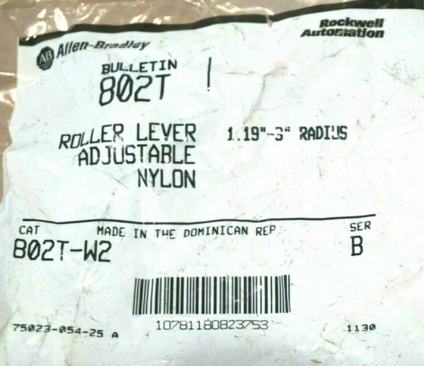 3 NEW ALLEN BRADLEY 802T-W2 ROLLER LEVER SER.B 802TW2 - Image 4