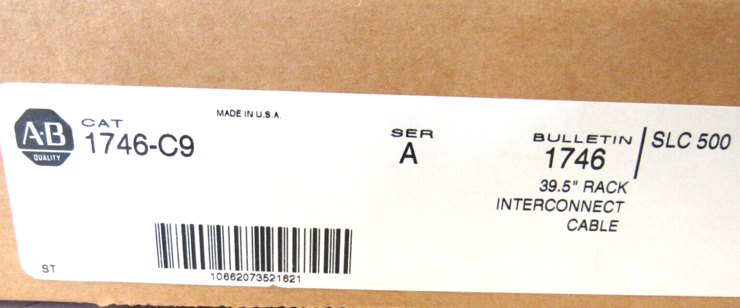 ALLEN BRADLEY 1746-C9 INTERCONNECT CABLE SER.A 1746C9 NEW SURPLUS - Image 3