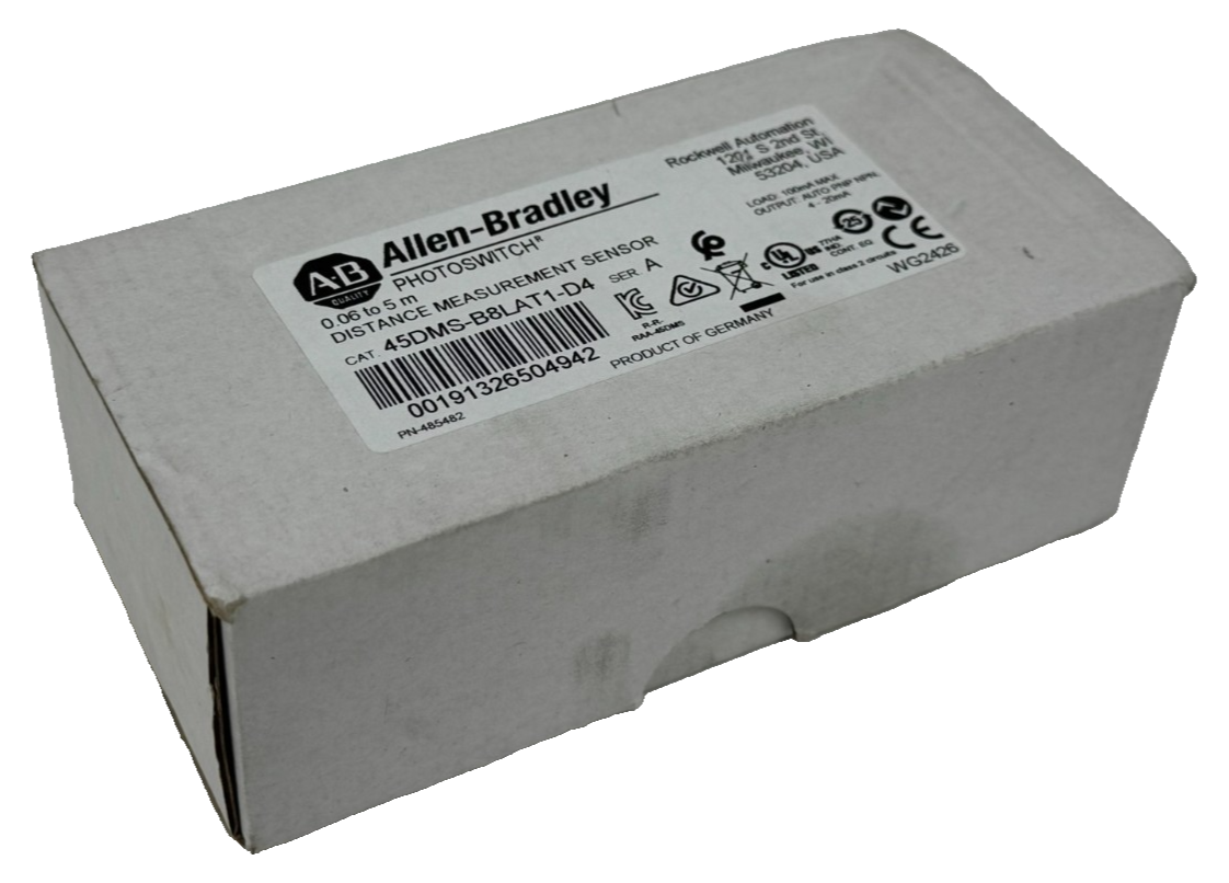 ALLEN BRADLEY 45DMS-B8LAT1-D4 DISTANCE SENSOR SER. A UNUSED SURPLUS - Image 3