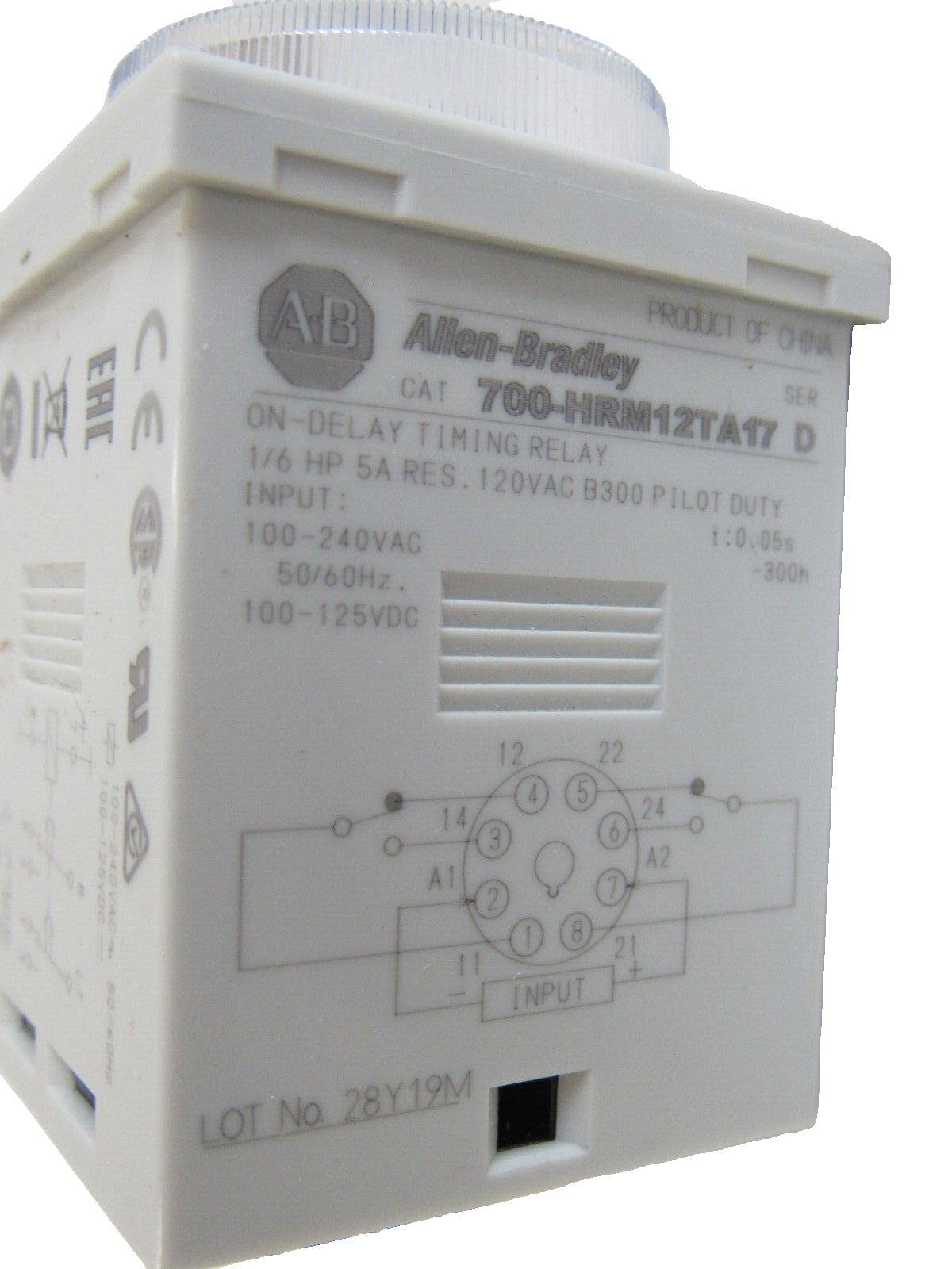 ALLEN BRADLEY 700-HRM12TA17 TIMING RELAY SERIES D 700HRM12TA17 NEW SURPLUS - Image 7