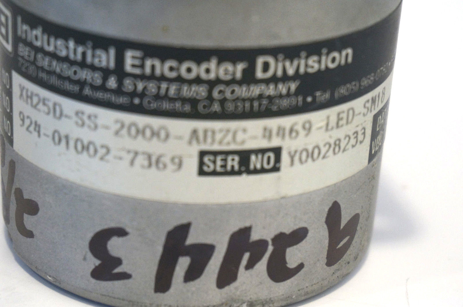 BEI 924-01002-7369 ENCODER XH25D-SS-2000-ABZC-4469- LED-SM18 924010027369 - Image 3