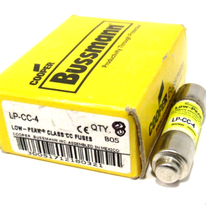 BOX OF 8 NEW BUSSMANN LP-CC-4 FUSES LPCC4