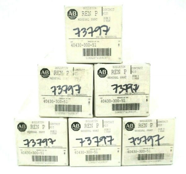 LOT OF 6 NEW ALLEN BRADLEY 40430-300-51 CONTACT KITS 4043030051 - Image 3