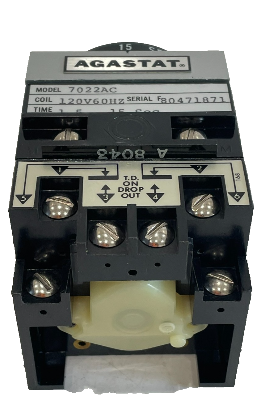 NEW AGASTAT 7022AC TIME DELAY RELAY 120V 60HZ - Image 4
