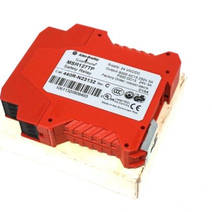 NEW ALLEN BRADLEY 440R-N23132 SAFETY RELAY SER.C 440RN23132