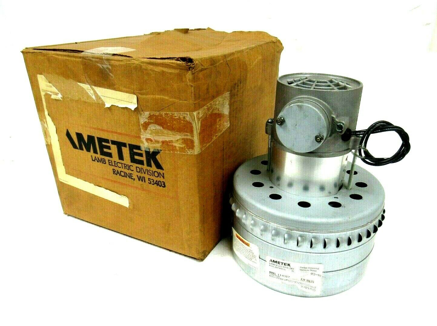 NEW AMETEK 114787 VACUUM MOTOR SB Industrial Supply, Inc.