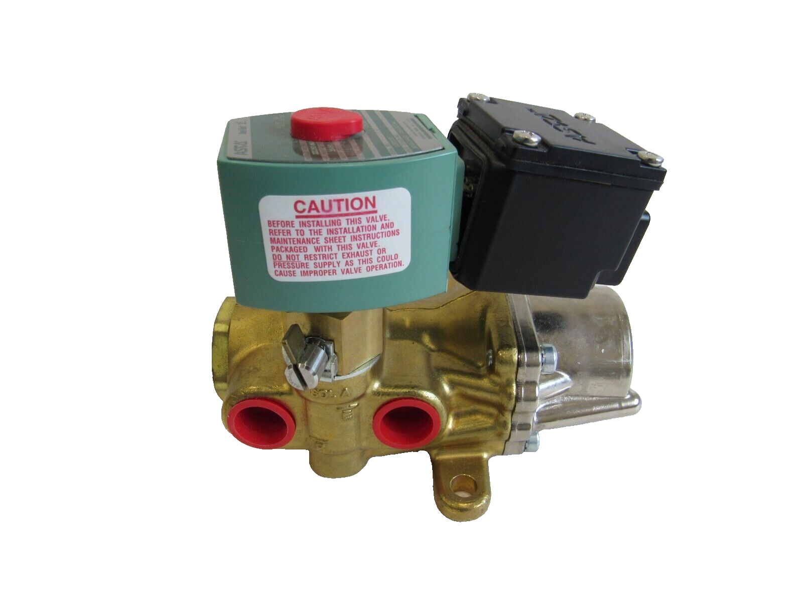 NEW ASCO JKHX8344G074MFMO27248 4 WAY PNEUMATIC VALVE - Image 4