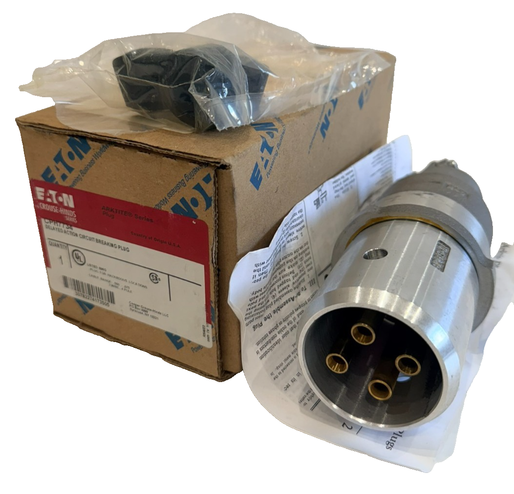 NEW EATON CROUSE-HINDS CPH7734 CIRCUIT BREAKING PLUG