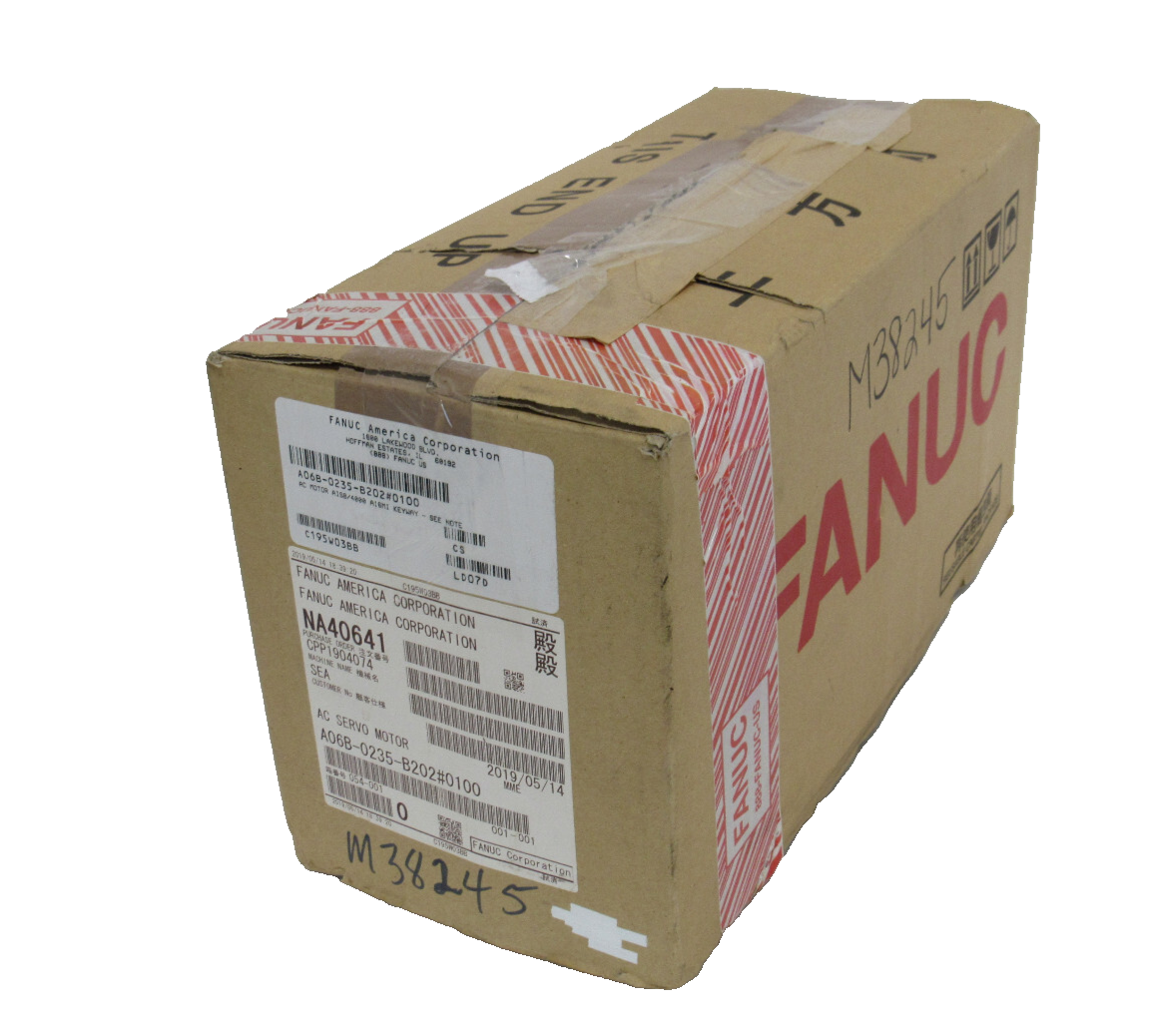 NEW FANUC A06B-0235-B202#0100 SERVO MOTOR A06B0235B2020100