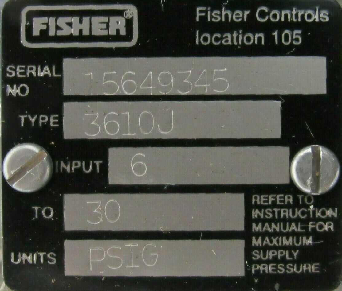 NEW FISHER CONTROLS 3610J ACUTUATOR 6-30PSI - Image 5