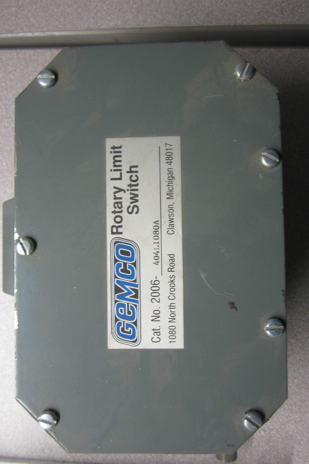 NEW GEMCO ELECTRIC 2006-404L1080A ROTARY LIMIT SWITCH 2006404L1080A