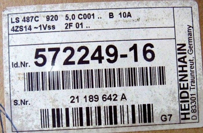 NEW HEIDENHAIN 572249-16 LINEAR ENCODER 920MM LS487C 57224916 - Image 5