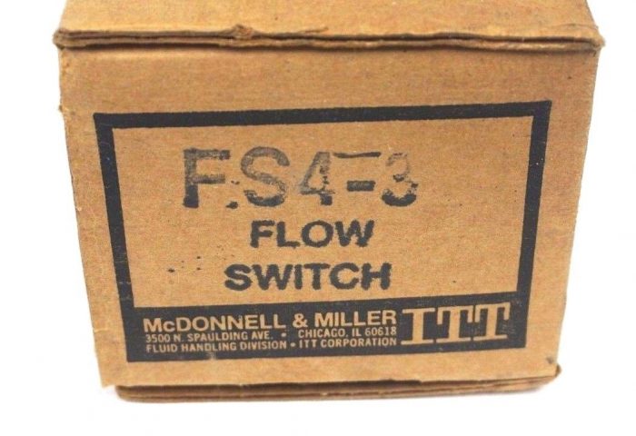 NEW MCDONNELL & MILLER FS4-3 LIQUID FLOW SWITCH FS43 - Image 3