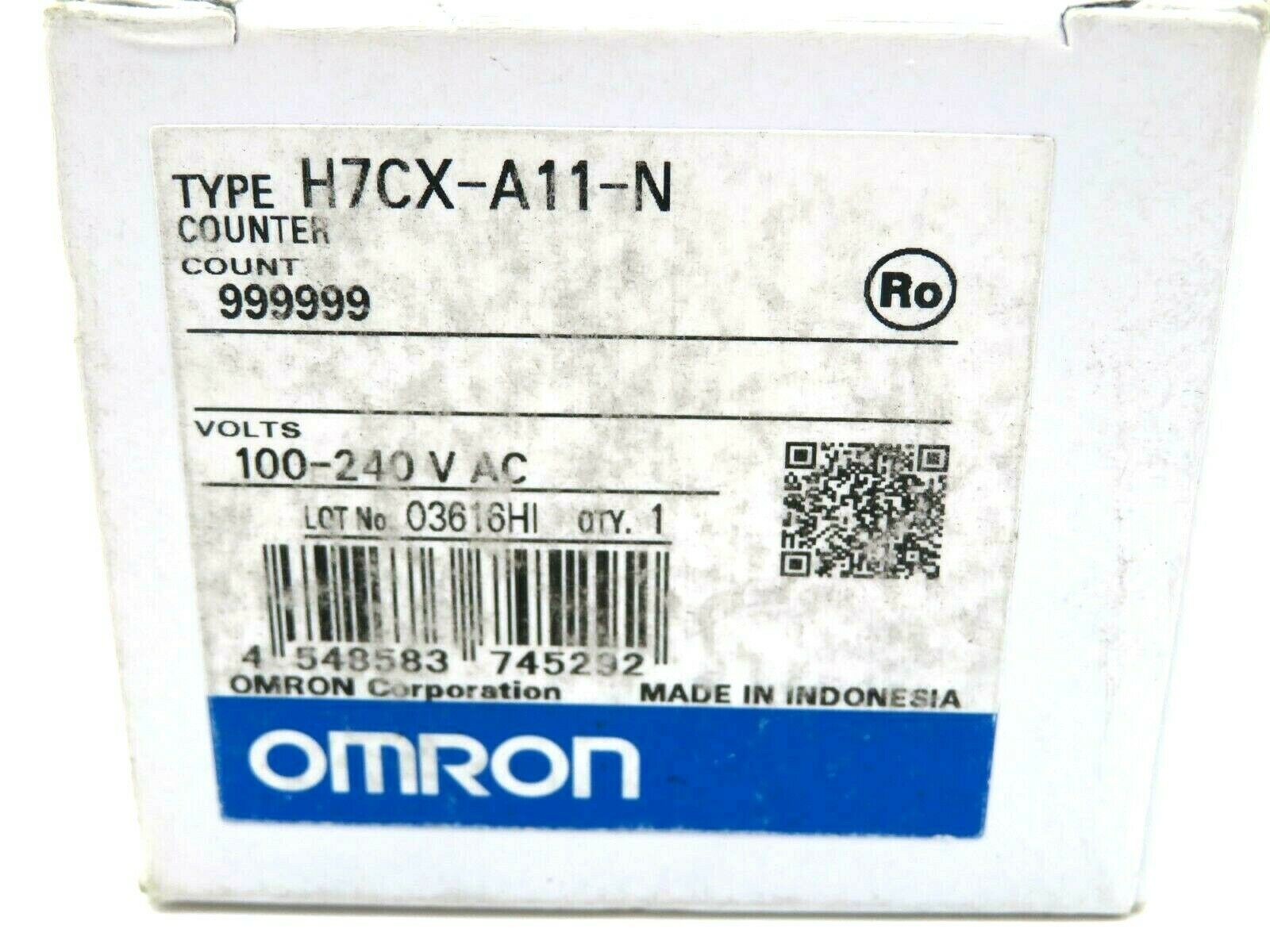 NEW OMRON H7CX.A11-N COUNTER 110-240 V AC H7CXA11N - Image 7