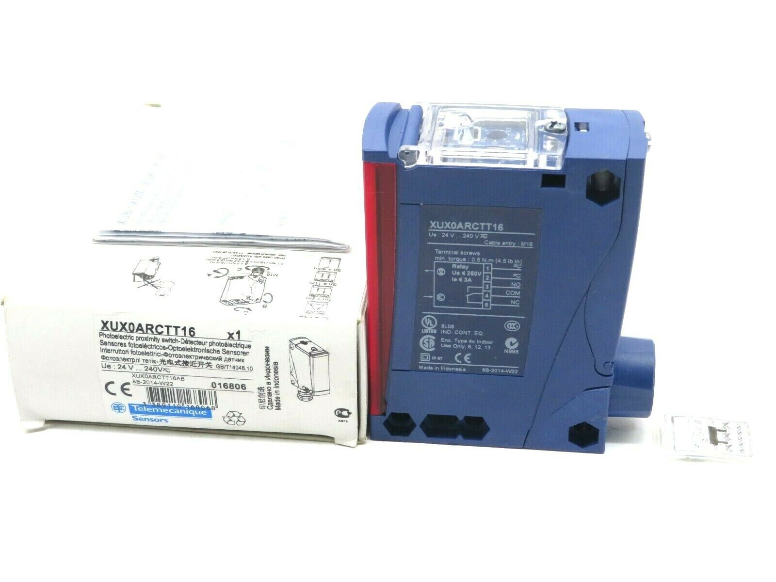 NEW SCHNEIDER ELECTRIC XUX0ARCTT16 PHOTOELECTRIC PROXIMITY SWITCH SB