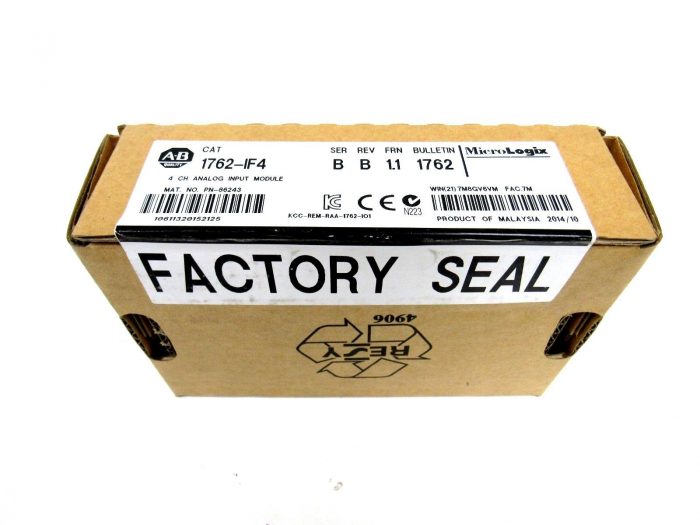 NEW SEALED ALLEN BRADLEY 1762-IF4 ANALOG INPUT MODULE SERIES B REV B 1762IF4 - Image 3